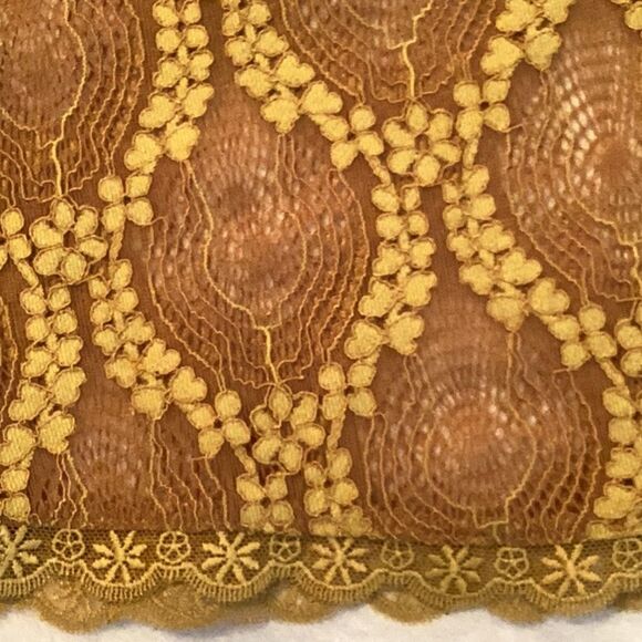 Xhilaration Yellow Swag Lace Mini Dress - Picture 5 of 9